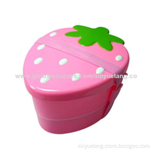 Fashion Strawberry Shape PP Lunch BoxNew